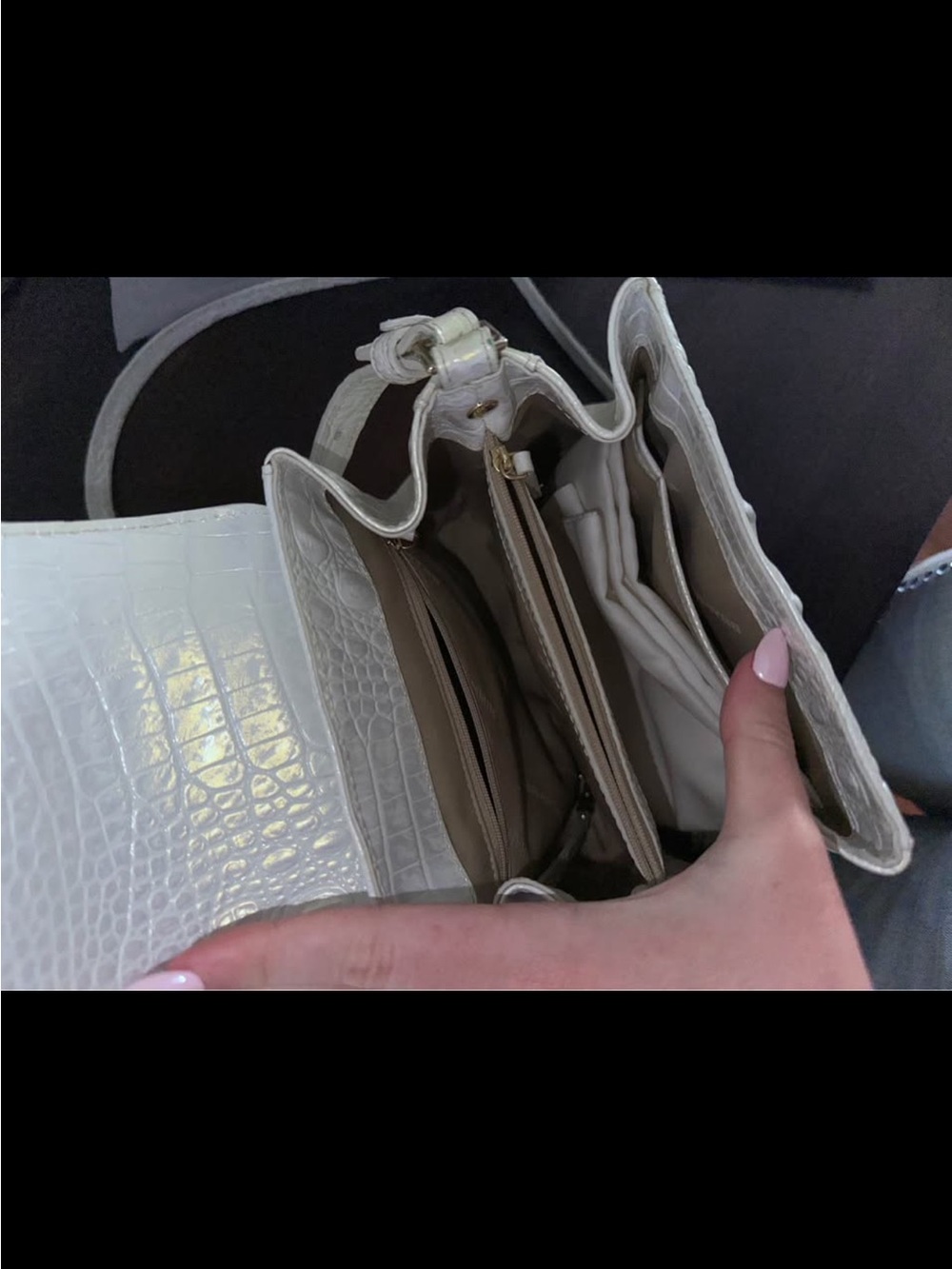 Brahmin Margo White Crossbody Bag - Picture 6 of 6